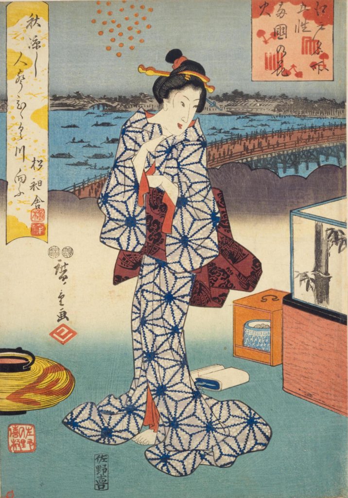 歌川広重「両国の花火」、国立国会図書館デジタルコレクション